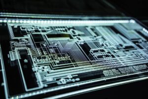 Cybersecurity AI digital shield protection